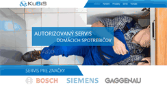 Desktop Screenshot of kubisservis.sk